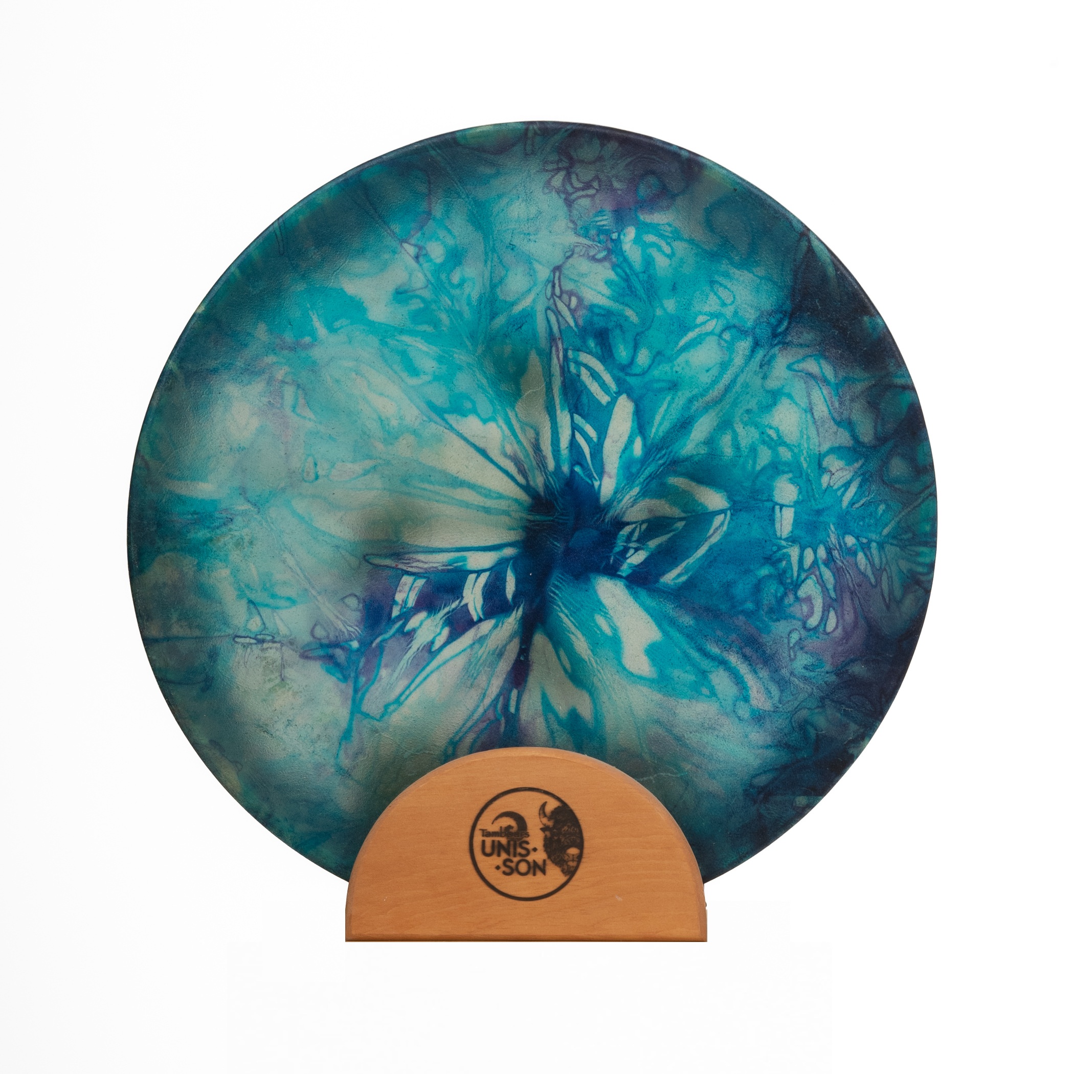 Tambour Unis-Son - Rosette bleue