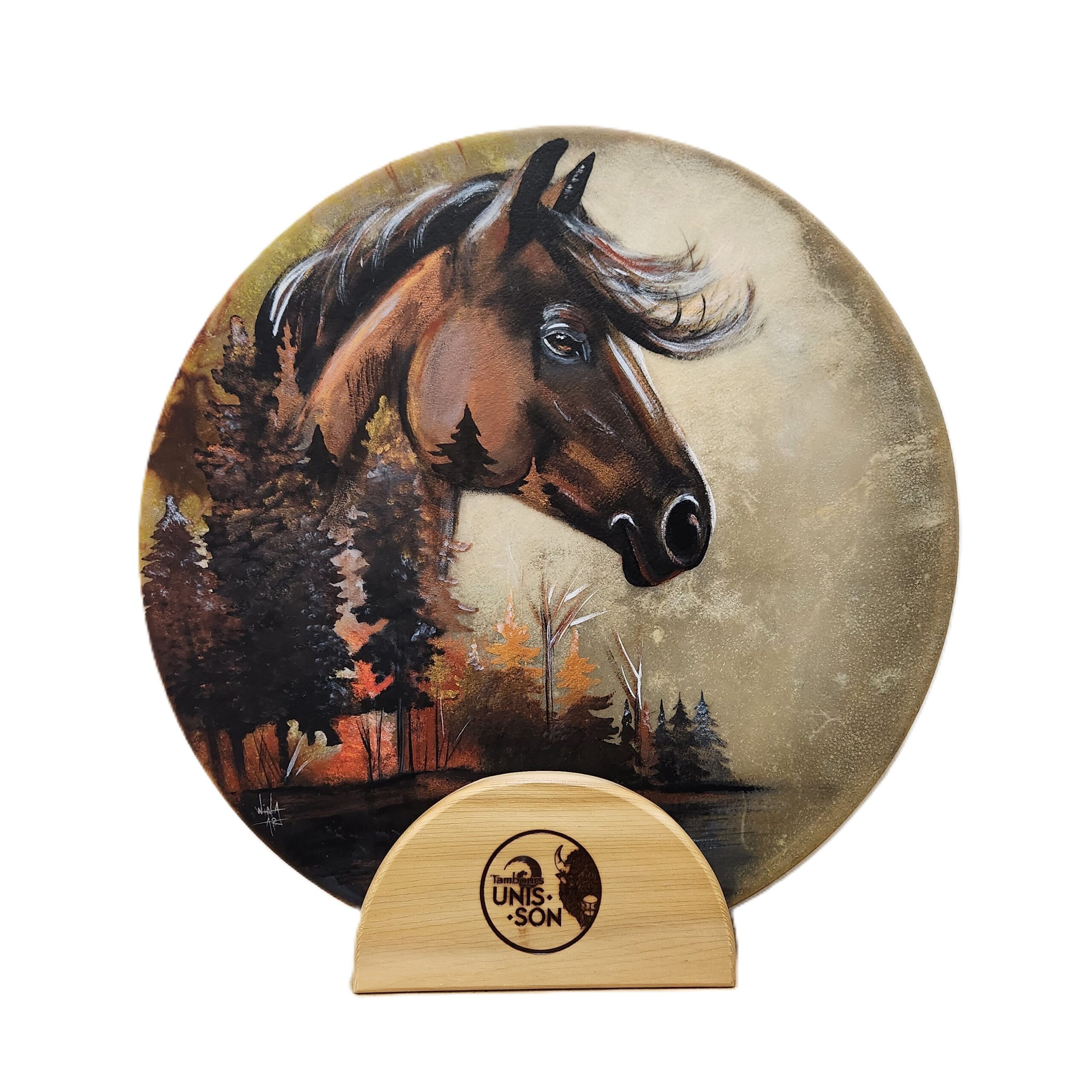 Tambour à main Unis-Son Peint, Bison