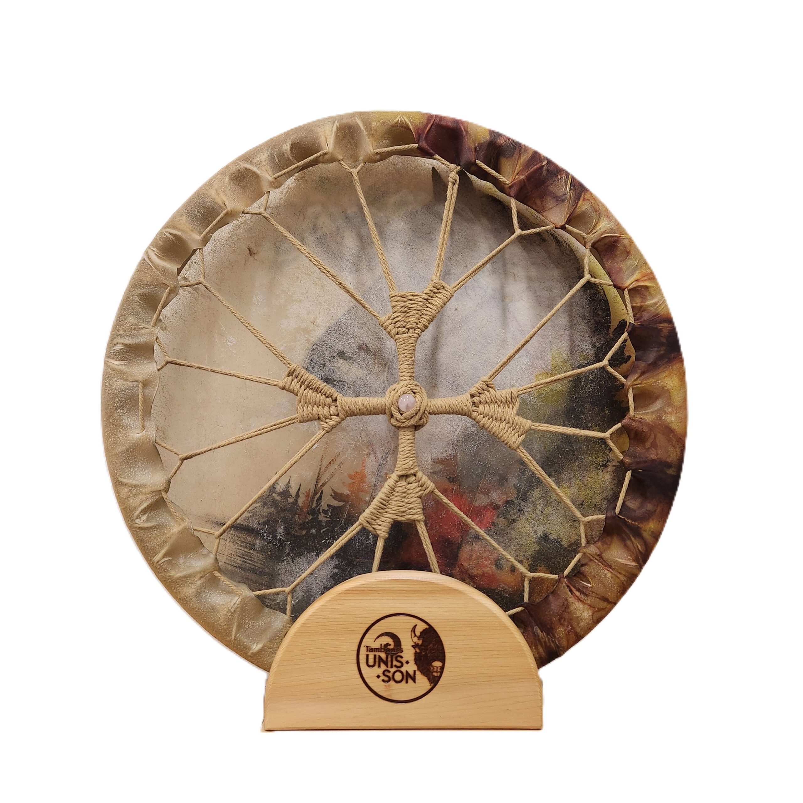 Tambour à main Unis-Son Peint, Bison