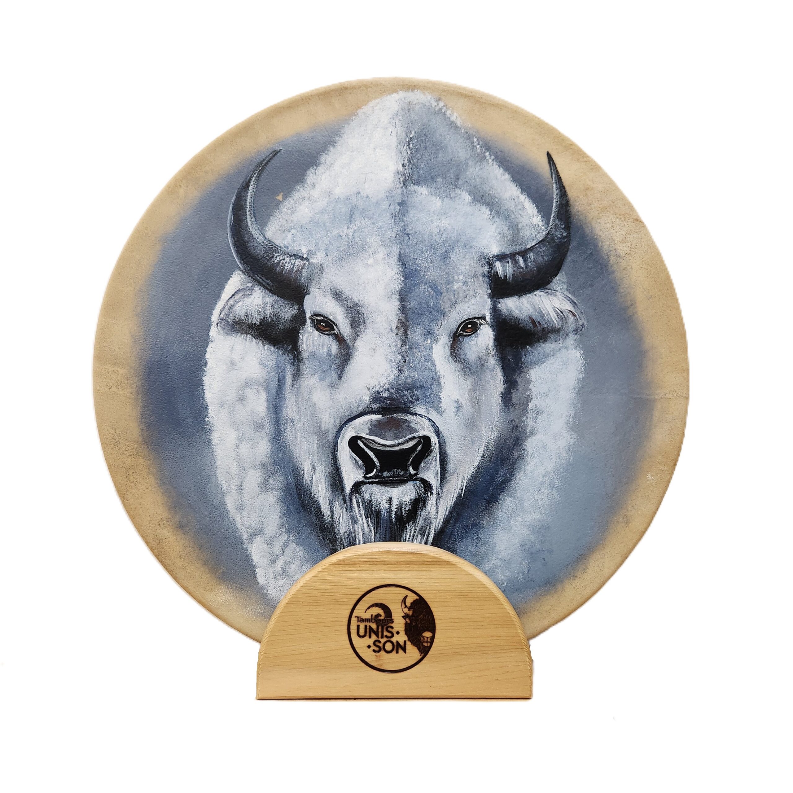 Tambour à main Unis-Son Peint, Bison