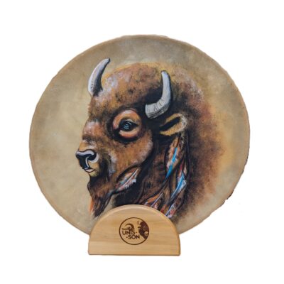 Tambour à main Unis-Son Peint, Bison